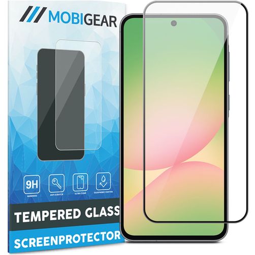 Mobigear Premium Samsung Galaxy A56 Verre trempé Protection d'écran - Compatible coque - Noir