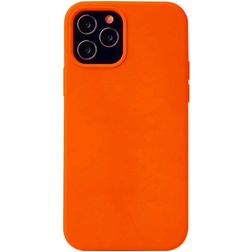 Mobigear Rubber Touch Coque iPhone 12 Coque arrière en Silicone - Coral