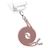 Valenta Lanyard - Cordon de téléphone universel ajustable - Metallic Rose