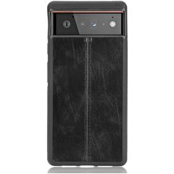 Mobigear Stitch Coque Google Pixel 6 Pro Coque arrière - Noir