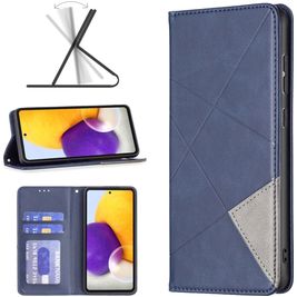 Mobigear Rhombus Slim Housse Samsung Galaxy A73 Etui - Bleu