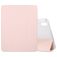 Mobigear Tri-Fold Gel Coque iPad 11 (2025) Etui en TPU,Similicuir + Porte-crayon - Rose