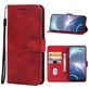 Mobigear Wallet Housse HTC Desire 22 Pro Etui Porte-Monnaie - Rouge