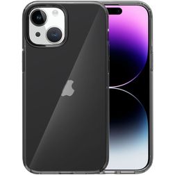 Mobigear Crystal Coque iPhone 15 Plus Coque arrière Rigide - Gris