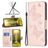 Mobigear Butterfly Housse Nokia G21 Etui Porte-Monnaie - Rose doré