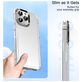 Mobigear Crystal Coque iPhone 14 Plus Coque arrière Rigide - Transparent / Gris