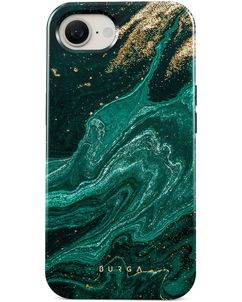 Burga Tough Coque iPhone 17e Coque arrière Rigide Anti-Chocs - Emerald Pool