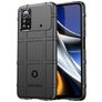 Mobigear Rugged Shield Coque POCO X4 Pro 5G Coque arrière en TPU Souple Anti-Chocs - Noir