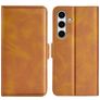 Mobigear Slim Magnet Housse Samsung Galaxy S24 FE Etui Porte-Monnaie - Cognac