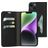 Mobiparts Classic Wallet Housse iPhone 14 Plus Etui Porte-Monnaie - Noir