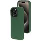 Mobiparts Coque iPhone 15 Pro Coque arrière en Silicone - Forest Green