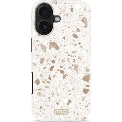 MIO iPhone 17 MagSafe Plastique rigide Coque arrière - Soft Terrazzo