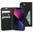 Mobiparts Classic Wallet Housse iPhone 13 Etui Porte-Monnaie - Noir