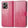 Mobigear Clover POCO X5 Étui Portefeuille - Magenta