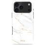 MIO Coque iPhone 17 Pro Max MagSafe Coque arrière Rigide - White Marble