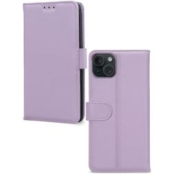 Mobilize Premium Gelly Wallet iPhone 15 Plus Étui Portefeuille - Violet