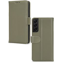 Mobilize Premium Gelly Wallet Housse Samsung Galaxy S22 Etui Porte-Monnaie - Vert