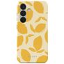 Burga Tough Coque Samsung Galaxy S25 Coque arrière Rigide Anti-Chocs - Lemon Tart