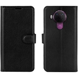 Mobigear Classic Housse Nokia 5.4 Etui Porte-Monnaie - Noir