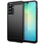 Mobigear Brushed Slim Coque Samsung Galaxy A26 Coque arrière en TPU Souple - Noir