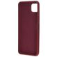 Mobiparts Coque Samsung Galaxy A22 5G Coque arrière en Silicone - Plum Red