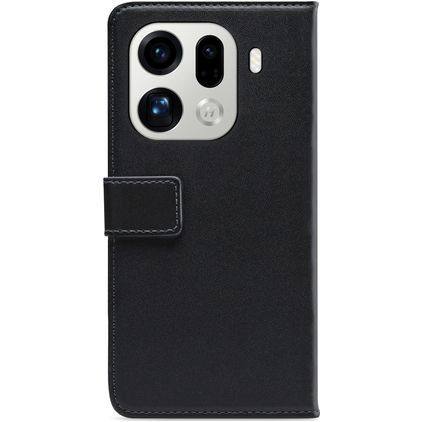 Mobilize Classic Gelly Wallet Housse OPPO Find X9 Pro Etui Porte-Monnaie - Noir