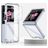 Mobigear Crystal Coque Transparente Samsung Galaxy Z Flip 7 FE Coque arrière Rigide - Transparent