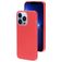 Mobiparts Coque iPhone 13 Pro Coque arrière en Silicone - Scarlet Red