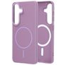 Mobiparts Slim Line Coque Samsung Galaxy S26 MagSafe Coque arrière Rigide - Imperial Purple