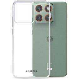 Mobilize Gelly Case Coque Transparente Motorola Edge 70 Pro Coque arrière en TPU Souple - Transparent