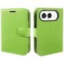 Mobigear Classic Housse iPhone Duo Etui Porte-Monnaie - Vert