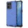 Mobigear Honeycomb Coque OPPO Reno 7 4G Coque arrière Rigide Anti-Chocs - Bleu