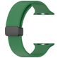 Mobigear Sport Mag Bracelet Silicone Apple Watch Fermeture magnétique - 42/41/40/38 mm - Vert