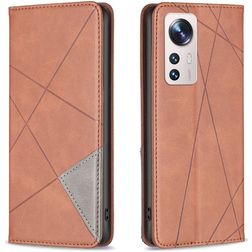 Mobigear Rhombus slim Xiaomi 12 Lite Étui - Marron