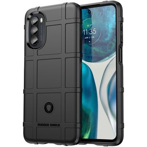 Mobigear Rugged Shield Coque Motorola Moto G82 Coque arrière en TPU Souple Anti-Chocs - Noir