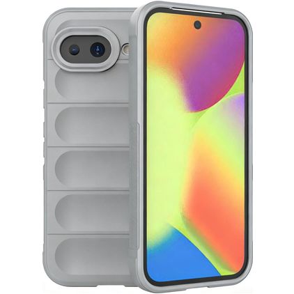 Mobigear Bumpy Coque Google Pixel 10a Coque arrière en TPU Souple - Gris