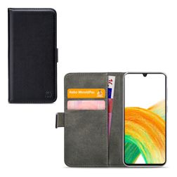 Mobilize Classic Gelly Wallet Housse Samsung Galaxy A33 Etui Porte-Monnaie - Noir