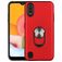 Mobigear Armor Ring Coque Samsung Galaxy A01 Coque arrière Rigide Anti-Chocs avec Anneau-Support - Rouge