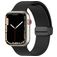 Mobigear Sport Mag Bracelet Silicone pour Apple Watch Fermeture magnétique - 42/41/40/38 mm - Noir