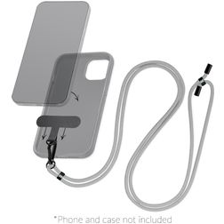 Mobilize Lanyard Cordon de téléphone universel réglable - Gris