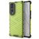 Mobigear Honeycomb Coque HONOR 70 Coque arrière Rigide Anti-Chocs - Vert