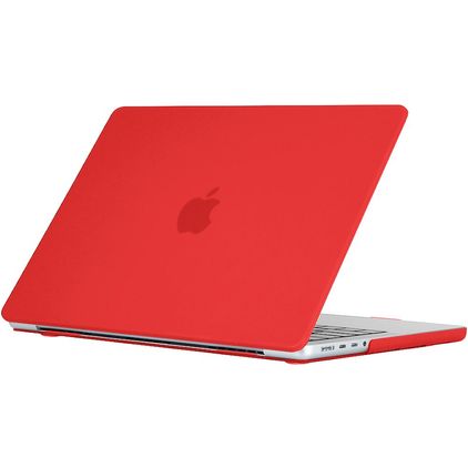 Mobigear Matte MacBook Pro 14 Pouces (2021-2026) Coque - Rouge - Model A2442 / A2779 / A2918 / A2992 / A3401 / A3112 / A3434 / A3427 / A3426