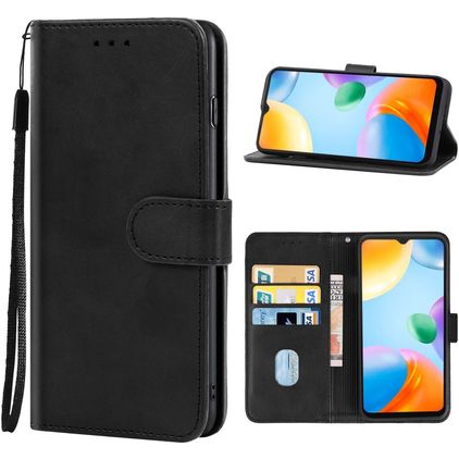 Mobigear Wallet Housse POCO C40 Etui Porte-Monnaie - Noir