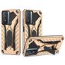 Mobigear Armor Stand Coque Vivo Y76 Coque arrière Rigide Anti-Chocs avec Support Amovible - Or