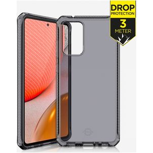 ITSkins SpectrumClear Coque Samsung Galaxy A72 Coque arrière en TPU Souple Anti-Chocs - Smoke
