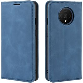 Mobigear Retro Slim Housse OnePlus 7T Etui Porte-Monnaie - Bleu