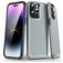 Mobigear Slim Armor iPhone 15 Pro Max Plastique rigide Coque arrière Antichoc - Gris