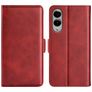 Mobigear Slim Magnet Housse Samsung Galaxy S25 Edge Etui Porte-Monnaie - Rouge