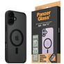 PanzerGlass Clear Coque iPhone 16 Plus MagSafe Coque arrière Rigide Anti-Chocs - Transparent / Noir