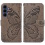 Mobigear Butterfly Housse Samsung Galaxy S26 FE Etui Porte-Monnaie - Gris